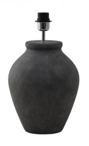 Casagrande 54cm Mørk grå Fra Hallbergs - Casagrande er en elegant lampefot med rustikk design.