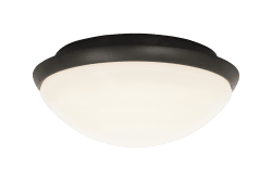 Siracusa Ø25 Hvit baderomslampe Fra Aneta Lighting - Lampen monteres med skruer i tak og strømtilkobling med fast montering.