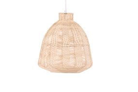 Tours Ø40 Natur Taklampe Fra Venture Design - Lampen har en vakker gl&oslash;d som gir en varm og koselig f&oslash;lelse, noe som gj&oslash;r den perfekt &aring; plassere over spisebordet, til lange, stemningsfulle middager eller p&aring; soverommet for en avslappende f&oslash;lelse.
