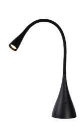Zozy 48cm Svart skrivebordslampe Fra Lucide - Zozy kan dimmes i 3 trinn ved hjelp av en ber&oslash;ringsknapp og gir dermed r&oslash;dt lys for hvert &oslash;yeblikk.