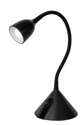 Milo 50cm Svart skrivebordslampe Fra Lucide - Ingen flere distraksjoner når du studerer eller leser &ndash; Milo sørger for at fokuset ditt forblir skarpt.