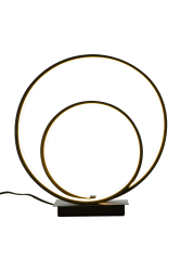 Loop 37cm Svart bordlampe Fra Aneta Lighting - Sl&oslash;yfe blir et i&oslash;ynefallende innslag i interi&oslash;ret uansett om den er plassert i et vindu, p&aring; en hall byr&aring; eller p&aring; barnerommet.