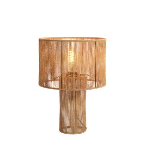 Lavatera 43cm Natur bordlampe Fra Light & Living - 