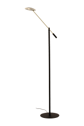 Cadiz Svart Fra Aneta Lighting - Lyset slås av og på med en dimmer.