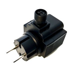 Transformator 21w Svart Fra Lightson - Dette er en liten transformator for 21 watt, som konverterer 230 volt til 12 volt.