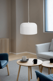 Urban Ø25 Hvit Taklampe Fra Airam - i hvit farge, tekstilsnor.