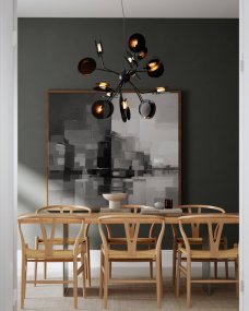 Turno Ø80 Svart Taklampe Fra By Rydéns - D&aring; Turno taklampe har ingen bakside, du kan velge om du vil at lyskildene, som er plassert i et rør av frostet glass, skal være i fokus eller om du foretrekker dem skjult og s&aring; så utstråle på sidene bak den gullfargede metallskiven.