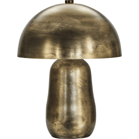 Roomie 33cm Antikk messing bordlampe Fra House Doctor - Denne lampen balanserer form og funksjon perfekt, og tilbyr både eleganse og praktisk belysning.