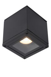 Aven 10cm Svart baderomslampe Fra Lucide - Aven er kompatibel med dim-til-varme lyskilder, noe som gj&oslash;r det enkelt &aring; justere lysets fargetemperatur for &aring; passe dine behov ved &aring; koble lampen til en kompatibel dimmer.