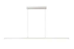 Sigma 147cm Hvit Taklampe Fra Lucide - Sigma er i underkant av 150 centimeter lang og litt over 8 centimeter bred.