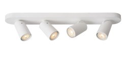 Xyrus 4 Hvit spotlight Fra Lucide - Plasser flere ved siden av hverandre og velg hvilke detaljer og soner i hjemmet du vil fremheve.