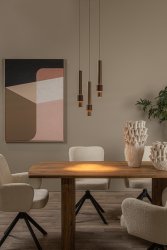 Margary Ø28 Kaffe Taklampe Fra Lucide - Med sine tre pendler lykkes taklampen Margary i å skape akkurat den rette atmosfæren og imponerer med sin sofistikerte design.