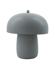Moss 30cm Grå bordlampe Fra House Doctor - Nyt den myke, omgivende gløden ved å plassere bordlampen på en skjenk eller et sidebord fordi den også fokuserer på den skulpturelle appellen.