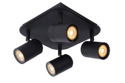 Lennert 22cm Svart baderomslampe Fra Lucide - Koble lampen til en kompatibel dimmer og juster lysstyrken for å skape den rette atmosfæren, enten det er tidlig morgen eller sent på kvelden.