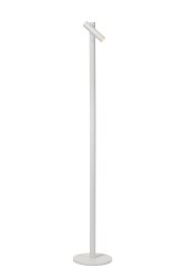 Antrim 1 Hvit gulvlampe Fra Lucide - I tillegg lades lampen raskt og enkelt med den medfølgende USB-kabelen.
