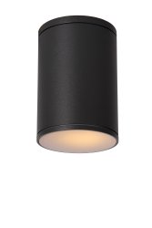 Tubix Antrasitt Fra Lucide - Tubix er en taklampe designet for utendørs bruk, og den tåler både vind og vær uten problemer.
