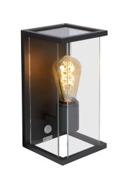 Claire Antrasitt utendørslampe Fra Lucide - Den er ideell som stemningsbelysning på; terrassen din eller for å fremheve fasadene til hjemmet ditt.
