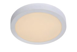 Brice-Led Ø30 Hvit baderomslampe Fra Lucide - Hver modell i Brice LED-serien (rund eller firkantet) er utstyrt med kvalitets-LED fra den kjente produsenten Epistar, som gir høy lysstyrke og jevn fordeling av et varmt hvitt lys.