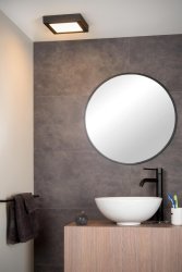 Brice-Led 22cm Svart baderomslampe Fra Lucide - Leter du etter en taklampe av høy kvalitet med den nyeste LED-teknologien og et tidløst design?