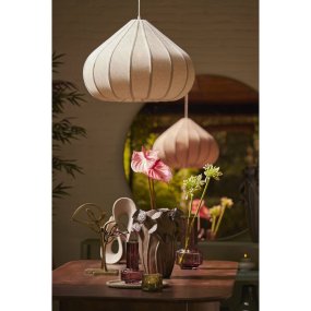 Zubeda Ø60 Brun Taklampe Fra Light & Living - Zubeda er en stilig pendellampe med en naturlig brun linskjerm.