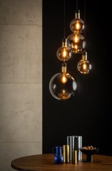 Julius Ø65 Røykfarget Taklampe Fra Lucide - Unike produktegenskaper:Passer for bruk med LED-lyspærerLampen er justerbar i høydenLett å koble til en dimmer (ekskl.