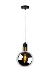 Julius Ø20 Røykfarget Taklampe Fra Lucide - Legg til en dimmer til din Julius og kontroller lysstyrken med et enkelt håndgrep.