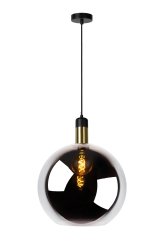 Julius Ø40 Røykfarget Taklampe Fra Lucide - Legg til en dimmer til din Julius og kontroller lysstyrken med et enkelt h&aring;ndgrep.