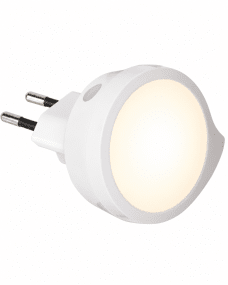 Nattlampe Sensor LED Hvit barnelampe Fra Star Trading - Et hendig nattlys som gir et mykt og behagelig lys på 4 lumen.