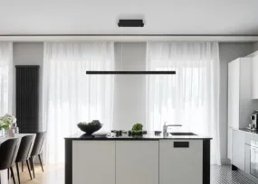 Dentsy 120cm Svart Fra Globo Lighting - Med den smidiga touchknappen f&ouml;r av/p&aring; och den stegl&ouml;sa touchdimmern kan du enkelt justera ljusstyrkan efter &ouml;nskem&aring;l.
