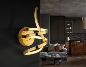 Iduna Ø35 Gull vegglampe Fra Globo Lighting - Iduna &auml;r en v&auml;gglampa som f&ouml;renar elegant design med funktionell belysning och blir en stilfull detalj i varje rum.