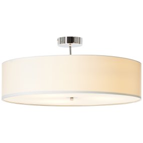 Andria Ø60 Hvit plafond Fra Brilliant - Den dekorative Andria taklampen sprer et hyggelig og innbydende lys i alle rom, uansett om det er på soverommet eller gangen.