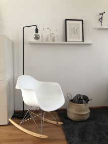 Diallo Svart gulvlampe Fra Trio Lighting - DIALLO gulvlampen er et symbol på elegant minimalisme.