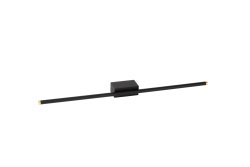 Marnik 60cm Svart vegglampe Fra Lucide - Den integrerte dimbare LED-lyskilden gj&oslash;r det mulig &aring; bytte mellom varmt og klart lys (2700K/4000K), slik at du enkelt kan justere atmosf&aelig;ren i hjemmet ditt.
