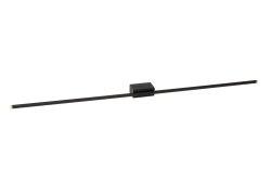 Marnik 97cm Svart vegglampe Fra Lucide - Den integrerte dimbare LED-lyskilden gj&oslash;r det mulig &aring; bytte mellom varmt og klart lys (2700K/4000K), slik at du enkelt kan justere atmosf&aelig;ren i hjemmet ditt.