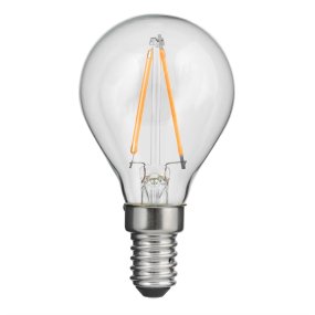 LED E14 kulepære 0,8W 2700K Gjennomsiktig Fra Unison - Med kun 0,8W effekt og et mykt, varmt lys p&aring; 2700K er den b&aring;de energieffektiv og perfekt for &aring; skape en hyggelig atmosf&aelig;re i mindre lamper eller dekorative installasjoner.