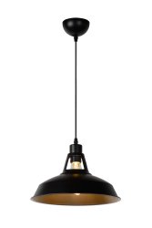 Brassy-Bis Ø30 Svart Taklampe Fra Lucide - Brassy-Bis pendellampen som bringer tilbake den autentiske atmosfæren fra før, men i en moderne årgang.