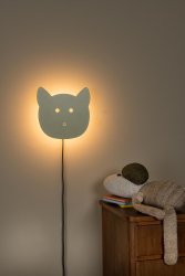 Charlie Grønn barnelampe Fra Lucide - M&oslash;t Charlie, en unik vegglampe som kommer i ulike lekne former.