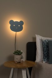 Charlie Blå barnelampe Fra Lucide - Møt Charlie, en unik vegglampe som kommer i forskjellige lekne former.