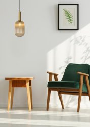Maloto Ø20 Rav Taklampe Fra Lucide - Med Maloto får du en hengende lampe som ikke bare gir hjemmet atmosfære og farge, men også et retropreg.