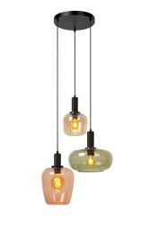 Ilona Ø50 Flerfarget Taklampe Fra Lucide - Unike produktegenskaperPasser for bruk med LED-lyskilderDenne lampen er justerbar i h&oslash;ydenLett &aring; koble til en dimmer (ekskl.
