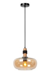Ilona Ø30 Rav Taklampe Fra Lucide - Ved å koble taklampen til en dimmer kan du skape en magisk og vintage-inspirert atmosfære.