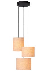 Maya Ø46 Krem Taklampe Fra Lucide - Koble Maya til en ekstern dimmer for enda mer atmosfærisk belysning.