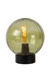 Monsaraz 30cm Grønn bordlampe Fra Lucide - Med en diameter p&aring; 25 centimeter og en h&oslash;yde p&aring; 29 centimeter passer denne bordlampen perfekt nesten hvor som helst i hjemmet ditt.