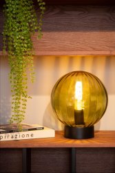 Monsaraz 30cm Grønn bordlampe Fra Lucide - Med en diameter p&aring; 25 centimeter og en h&oslash;yde p&aring; 29 centimeter passer denne bordlampen perfekt nesten hvor som helst i hjemmet ditt.