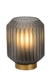 Sueno 17cm Grå bordlampe Fra Lucide - Med en bredde p&aring; P&aring; i underkant av 13 centimeter tar Sueno akkurat passe mye plass p&aring;; vindusruten.