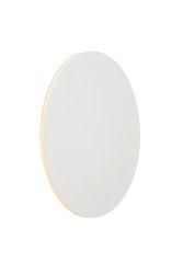 Eklyps LED Ø25 Hvit vegglampe Fra Lucide - Med en diameter på 25 centimeter er nok til at en enkelt lampe gir et mindre rom en koselig glød.