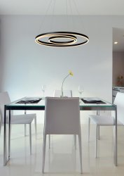 Triniti Ø80 Svart Taklampe Fra Lucide - Unike produktegenskaper:Med integrert dimbar LED-lyskildeUtstyrt med varmt hvitt lys (3000K)Denne lampen er høydejusterbarLett å koble til en dimmer (ekskl.