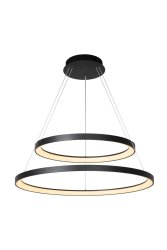 Vidal Ø78 Svart Taklampe Fra Lucide - Det ekstremt varme lyset skaper den optimale atmosf&aelig;ren ved spisebordet, og du kan enkelt koble Vidal til en ekstern dimmer for &aring; justere lysstyrken.