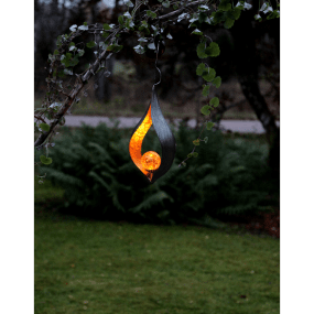 Melilla Svart solcellelampe Fra Star Trading - 