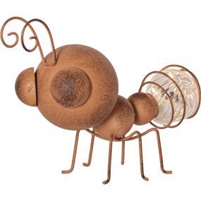 Oxida Rust solcellelampe Fra Star Trading - Oxida Myra solcellelampe vil v&aelig;re fin &aring; dekorere med i en blomsterpotte, eller i et blomsterbed og den er like vakker p&aring; som av.